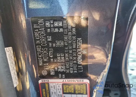 2020 Kia Sportage Lx z USA, uszkodzony, nr VIN KNDPMCAC8L7756524